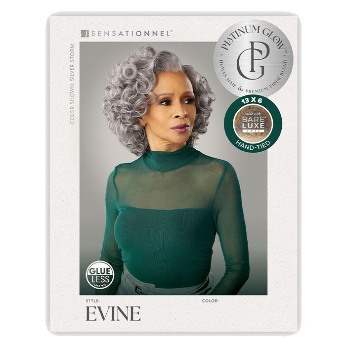 Sensationnel Bare Lace Platinum Glow Glueless 13x6 Lace Frontal Wig - EVINE