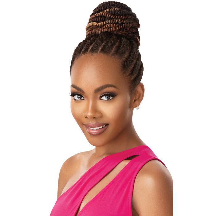 Outre Synthetic Pretty Quick Bun BOA BOMB TWIST MEDIUM