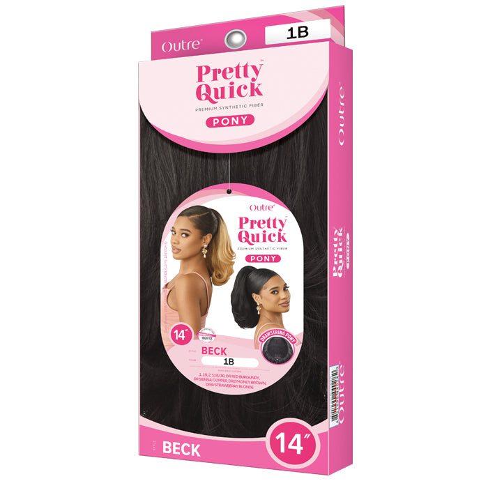 Outre Pretty Quick Drawstring Ponytail - BECK