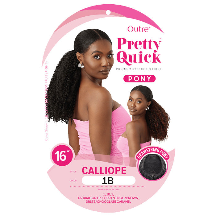 Outre Pretty Quick Drawstring Synthetic Ponytail - CALLIOPE