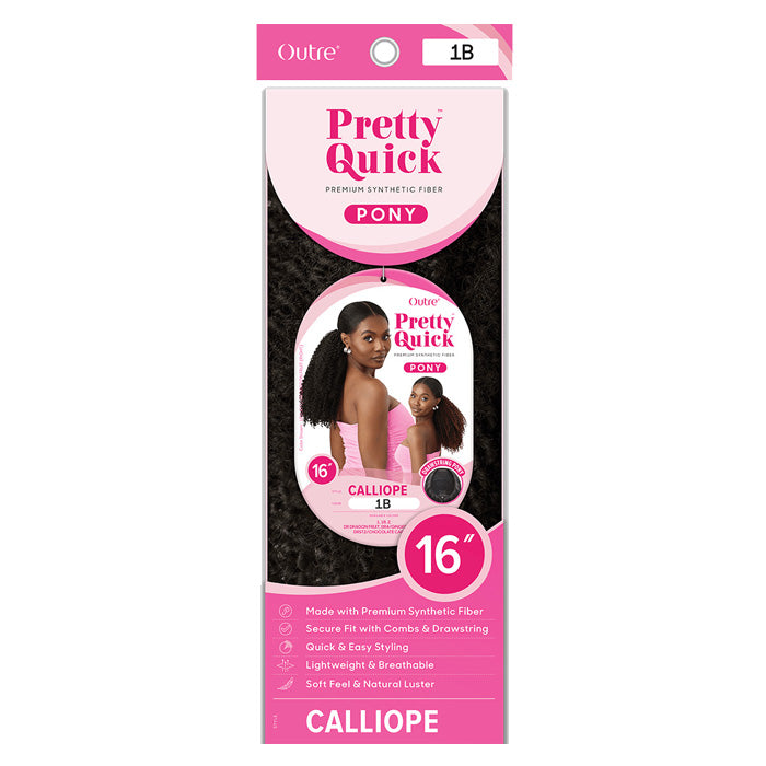 Outre Pretty Quick Drawstring Synthetic Ponytail - CALLIOPE