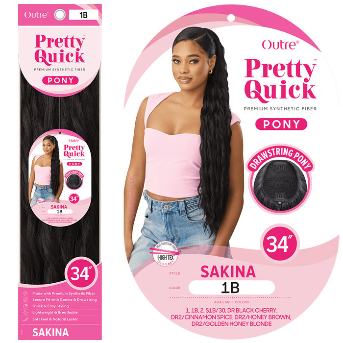 Outre Pretty Quick Drawstring Ponytail - SAKINA