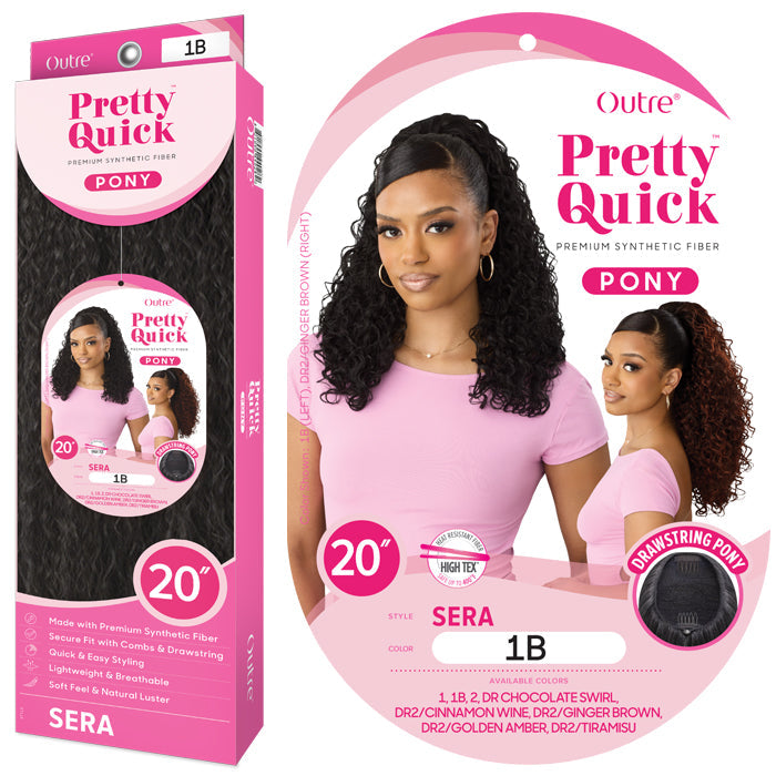 Outre Pretty Quick Drawstring Ponytail - SERA
