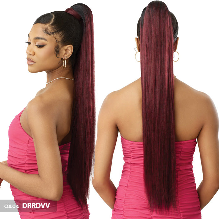 Outre Pretty Quick Velvety Soft Wrap Around Ponytail - BONE STRAIGHT 34"