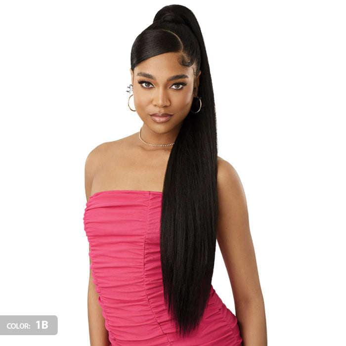 Outre Pretty Quick Velvety Soft Wrap Around Ponytail - BONE STRAIGHT 34"