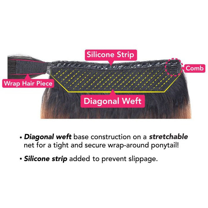 Mayde Pony Pro Stretch & Lock Ponytail - DIVA PRO 24"