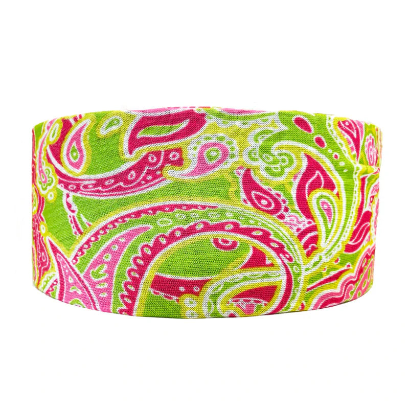 Pink Paisley Tube Turban | Headbands of Hope