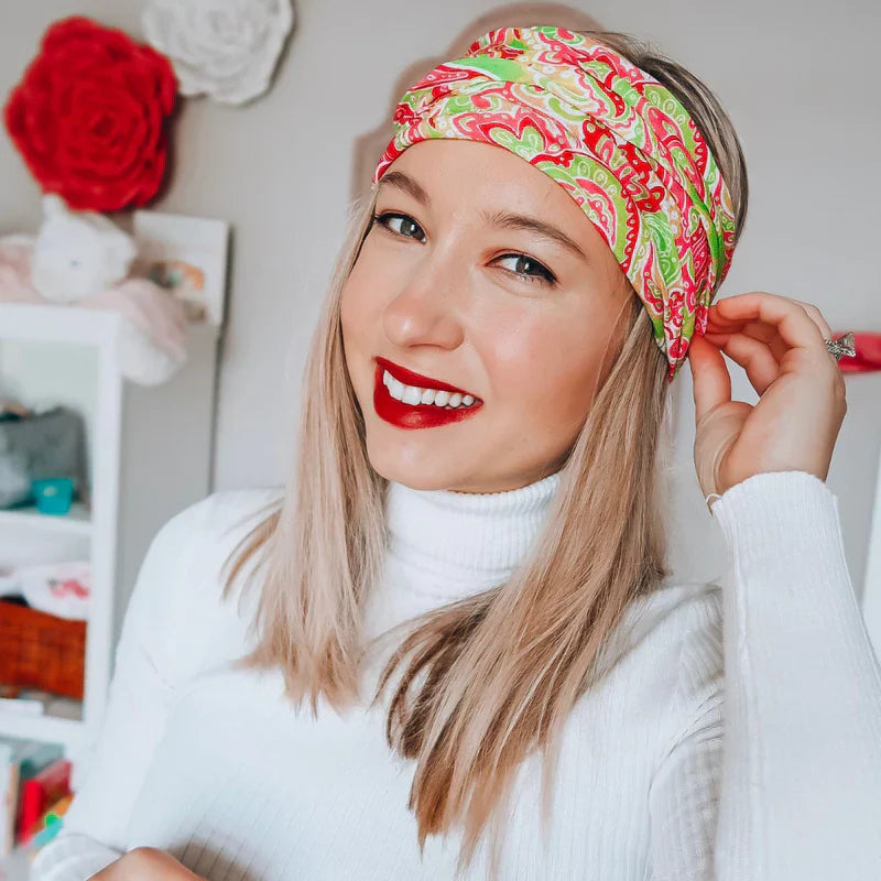 Pink Paisley Tube Turban | Headbands of Hope