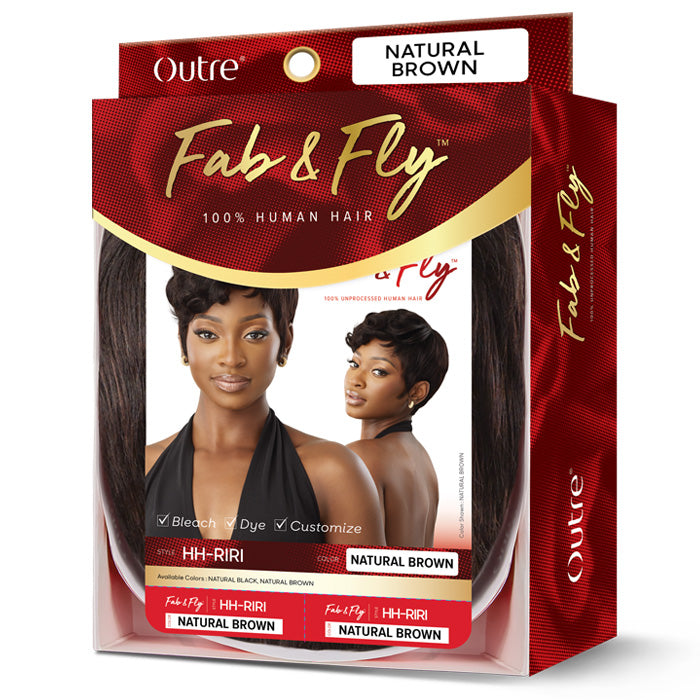 Outre  Fab & Fly 100% Unprocessed Human Hair Full Wig - HH-RIRI