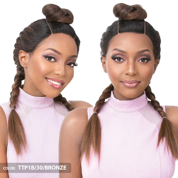 It's A Wig Vixen Y 100% Human Hair Premium Mix Y-Part Lace Wig - VIXEN Y YAKI STRAIGHT