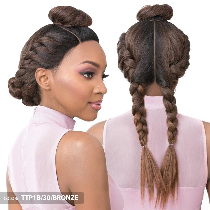 It's A Wig Vixen Y 100% Human Hair Premium Mix Y-Part Lace Wig - VIXEN Y YAKI STRAIGHT