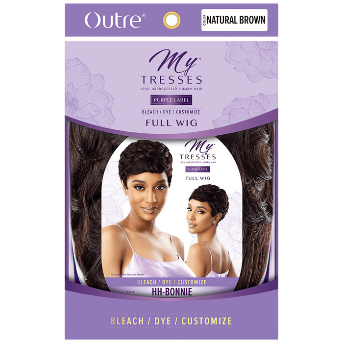 Outre MyTresses Purple Label Unprocessed Human Hair Full Wig HH - BONNIE