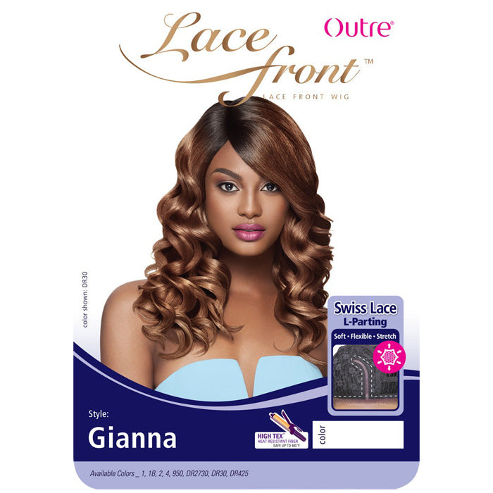 Outre Swiss Lace L-Parting Lace Front Wig GIANNA
