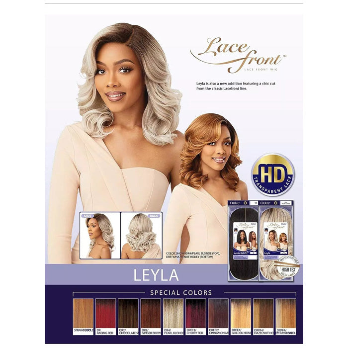 Outre Pre-Plucked HD Transparent Lace Front Wig - LEYLA