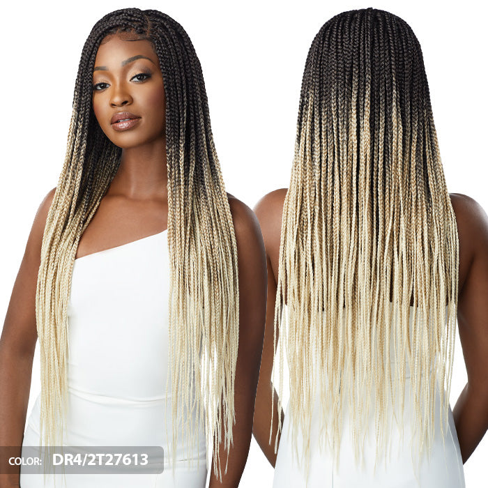 Outre Pre-Braided Glueless HD 13X4 Lace Front Wig - KNOTLESS SQUARE PART BRAIDS