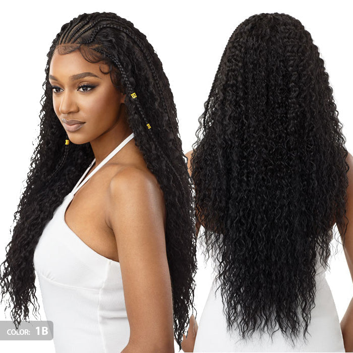 Outre Pre-Braided 13x4 HD Lace Frontal Wig - STITCH BRAID RIPPLE WAVE 30"