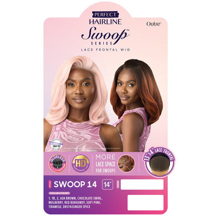 Outre Perfect Hairline Swoop Glueless 13x4 HD Lace Frontal Wig - SWOOP 14
