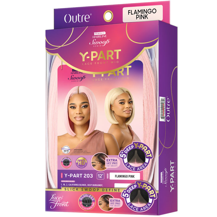 Outre Perfect Hairline Swoop Series Glueless 5" Deep Y-Part HD Lace Front Wig - Y-PART 203