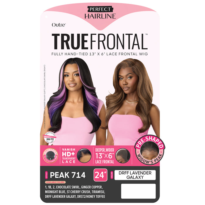 Outre Perfect Hairline True Frontal Glueless 13x6 HD Widow's Peak Lace Front Wig - PEAK 714