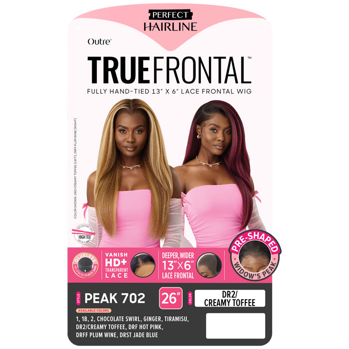 Outre Perfect Hairline True Frontal Glueless Hand-Tied 13x6 HD Lace Front Wig - PEAK 702 - Pre-Shaped