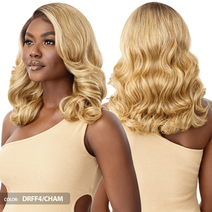 Outre Sleek Lay  5" Deep C-Part HD Lace Front Wig - FLARA