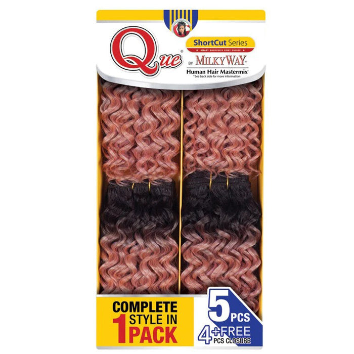 Milky Way Que Human Hair Weave - New Deep 5 PCS