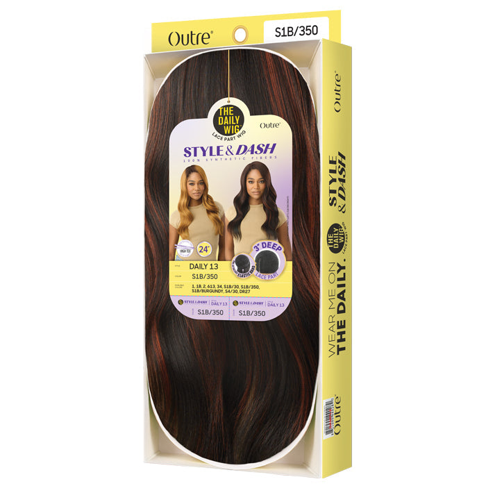 Outre The Daily Wig Style & Dash 3" Deep Lace Part Wig - DAILY 13