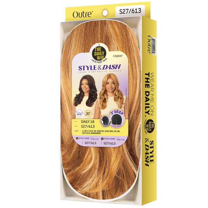 Outre The Daily Wig Style & Dash 3" Deep Lace Part Wig - DAILY 18