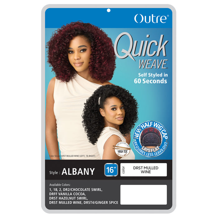 Quick Weave By Outre Half Wig - ALBANY