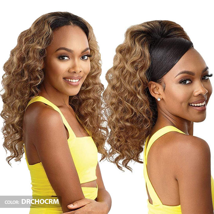 Outre Converi Cap Deluxe Half Wig - CASCADE QUEEN
