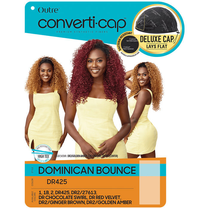 Outre Converti Cap Deluxe Half Wig - DOMINICAN BOUNCE