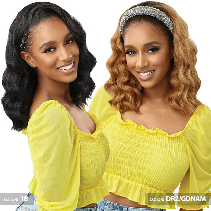 Outre Converti Cap Half Wig - HOLLYWOOD WAVES