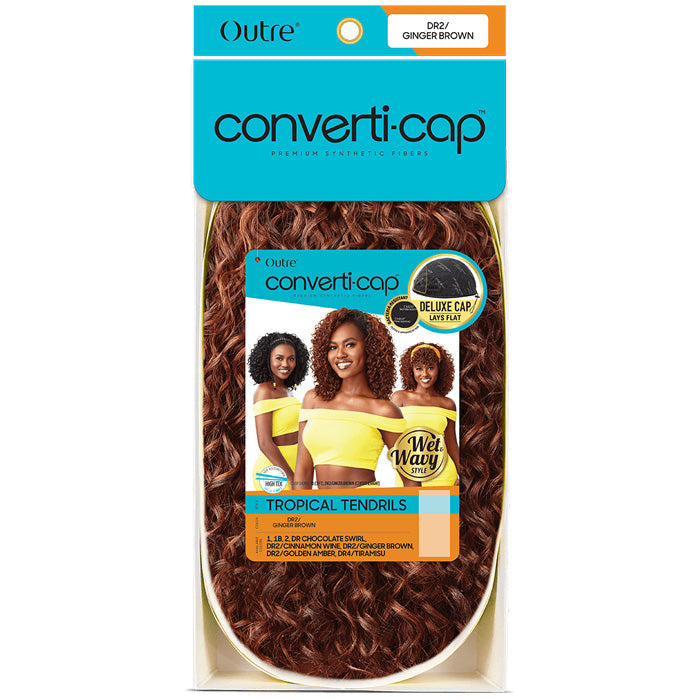 Outre Converti Cap Deluxe Half Wig - TROPICAL TENDRILS