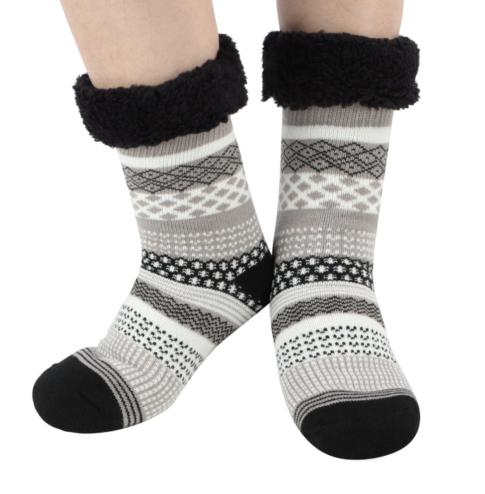 Snoozies! Women's Fireside Sherpa Tall Socks | 3 Colors To Choose From