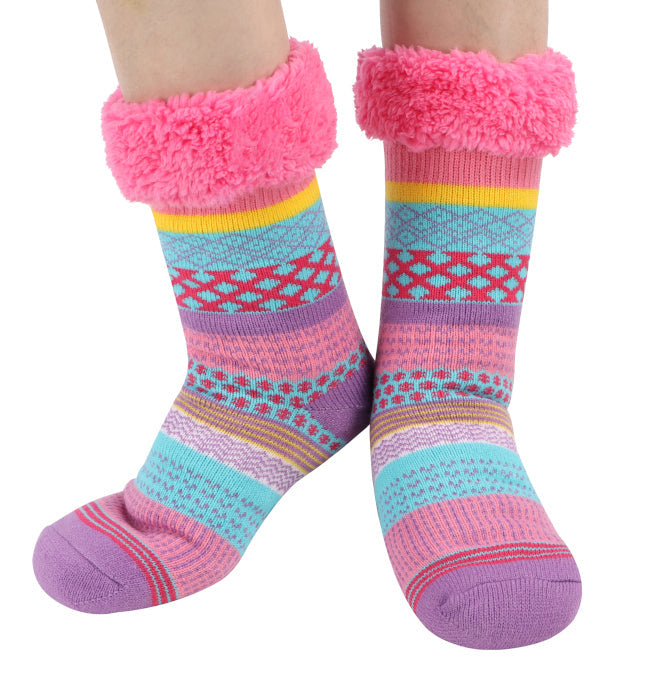 Snoozies! Women's Fireside Sherpa Tall Socks | 3 Colors To Choose From