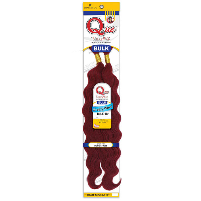 Freetress Que MilkyWay Human Hair Blend Braids - BREEZY WAVE BULK 18"