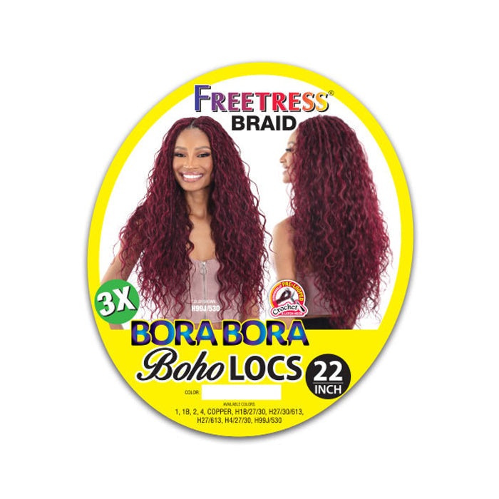 Freetress Pre-Looped Crochet Braids - 3X BORA BORA BOHO LOCS 22"