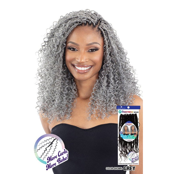 Freetress Pre-Looped Crochet Braid - 3X WATER CURL BOHO BRAIDS 12"