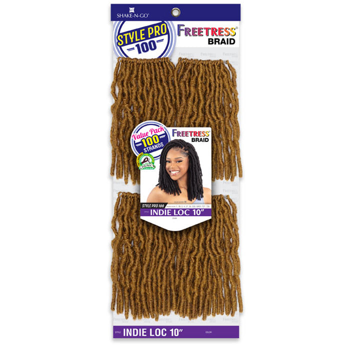 Freetress Style Pro 100 Pre-Looped Crochet Braid - INDIE LOC 10"