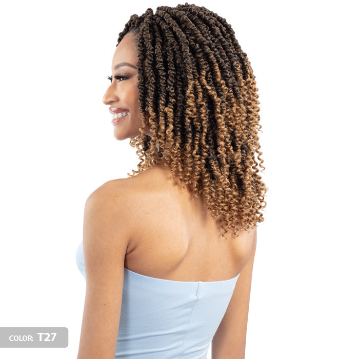Freetress Style Pro 100 Pre-Looped Crochet Braid - PASSION TWIST 10" By Shake N Go