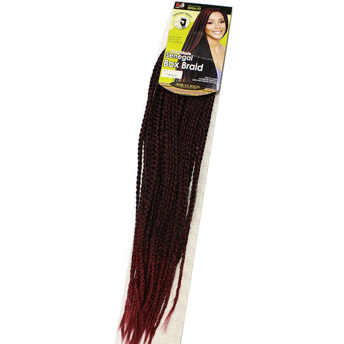 Bobbi Boss Pre-Looped Crochet Braids Hand Made - SENEGAL BOX BRAID 20/26"