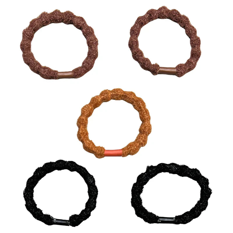 Hair Tie Set of 5 | Dark Hair | Headbands of Hope