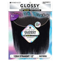 Glossy By Shake N Go 100% Virgin Remy Hair HD 13x4 Lace Closure - STRAIGHT 12"