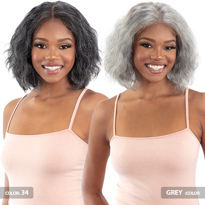Shake N Go Golden 100% Human Hair Glueless 5" Deep HD Lace Front Wig - HAVEN