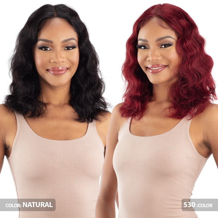 Golden By Shake N Go 100% Human Hair Glueless HD 5" Deep Part Lace Front Wig - ZARINA