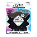Shake N Go Glossy HD Lace Closure - 13X4 BODY WAVE 12" - 100% Virgin Remy Hair