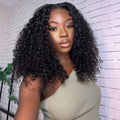 220% Density Shoulder Length Short Curly Hair Bob Wigs Pre-Cut 8×5 Glueless HD Lace Wigs