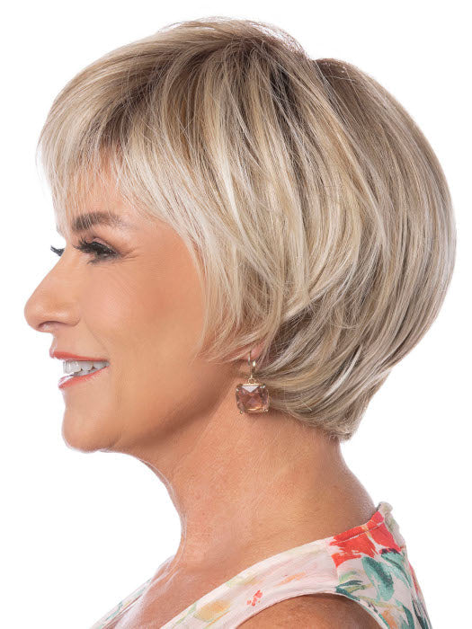 Contemporary Bob Wig by Toni Brattin | Plus Cap | Heat Friendly Synthetic