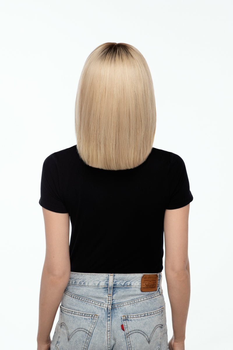 Easy Top 10" Topper by TressAllure | Look Fabulous Natural | 100% Refined Human Hair