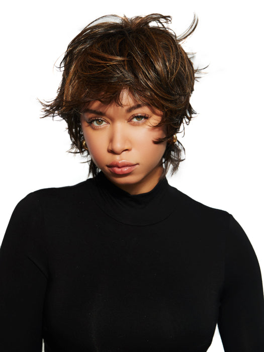 Razor Cut Shag Wig by TressAllure | Heat Friendly Synthetic